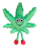 MJ the Weed Leaf 420 Dog Toy